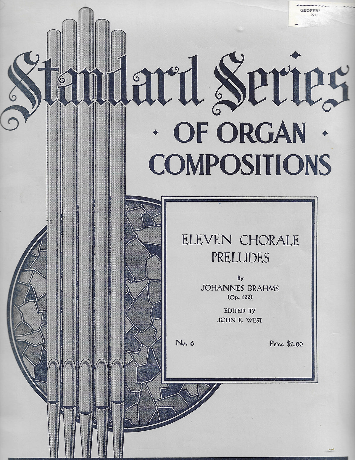 Eleven Chorale Preludes - Johannes Brahms - Organ Compositions (1928)