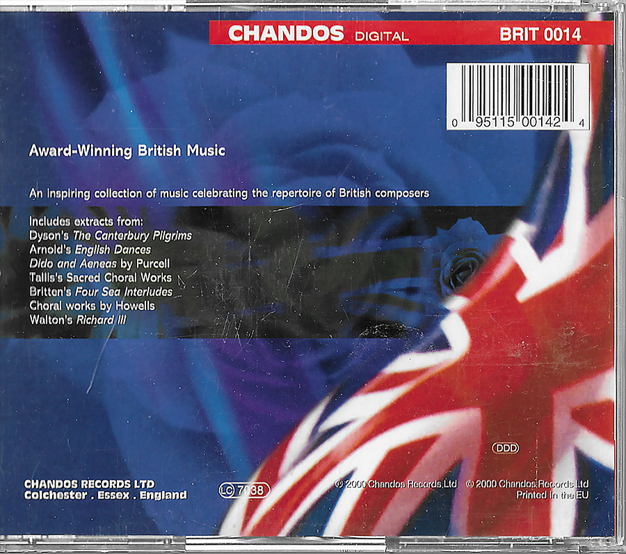 British Music CHANDOS Brit0014 - Canterbury Pilgrims, English Dances, Walton