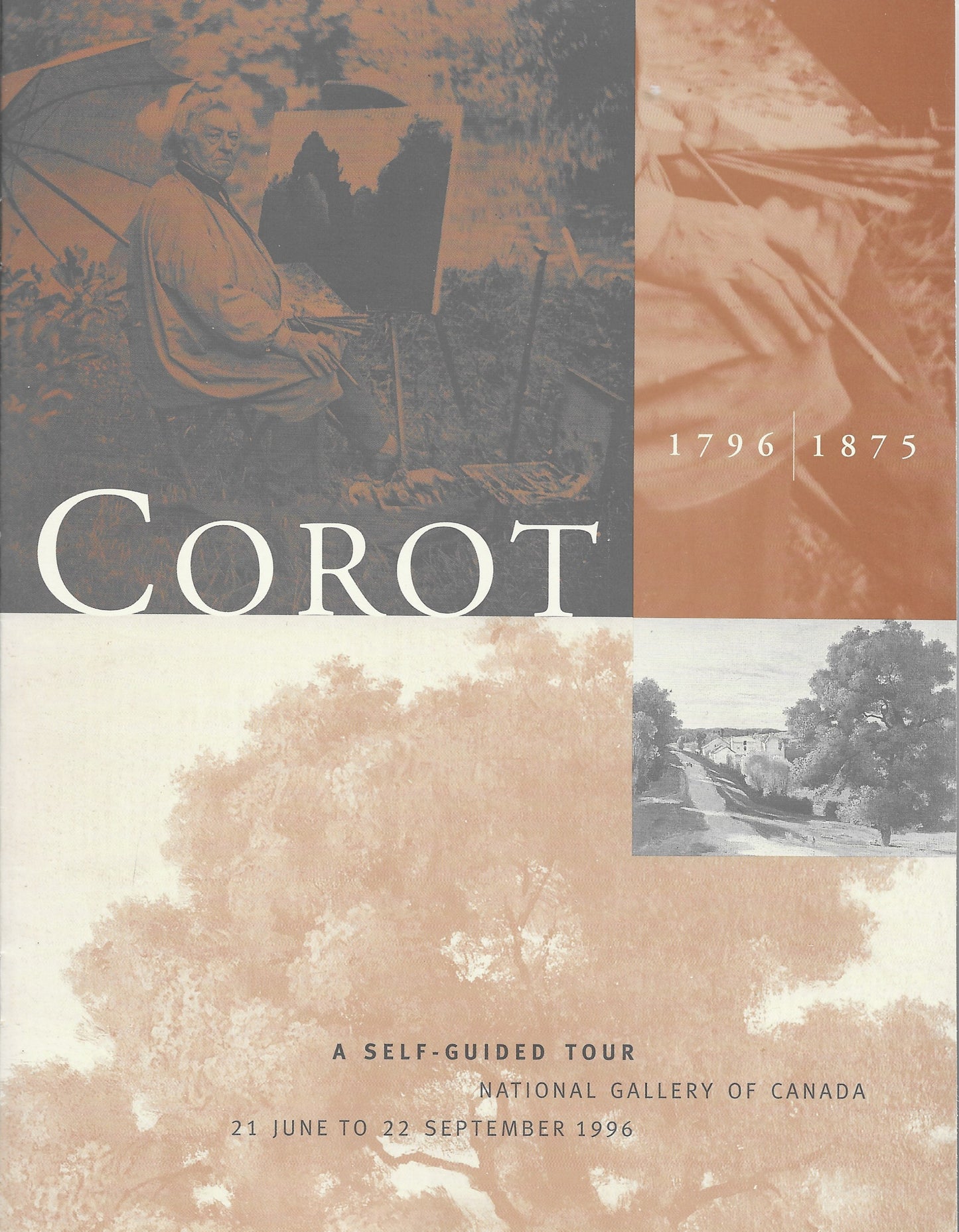 Jean Baptiste Corot - Gary Tinterow - Yale Catalog (1991) + Tour pamphlet + Newspaper