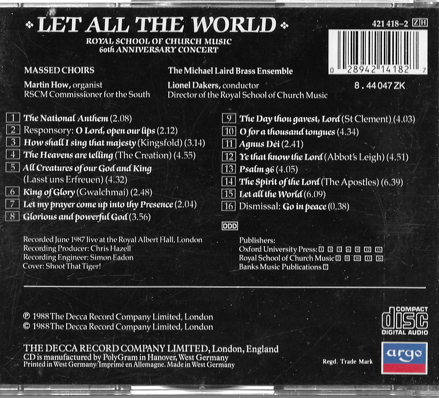 Let All The World - 60th Anniversary Royal Albert Hall - 844047ZK - Queen Elizabeth