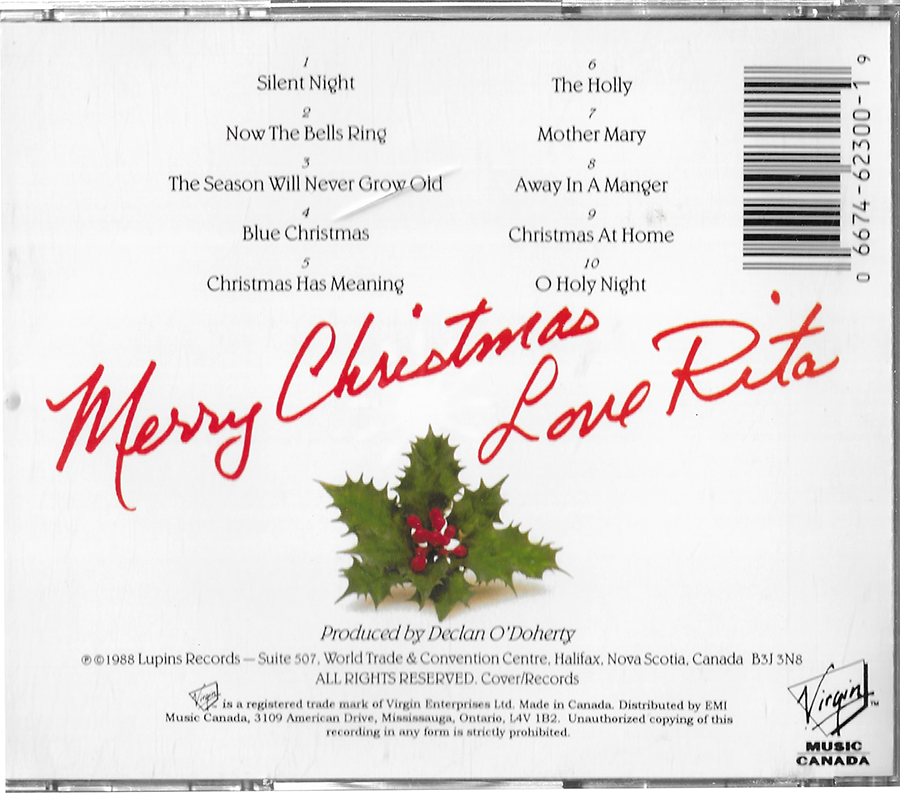 Rita Macneil - Now Bells Ring - Virgin - 1988