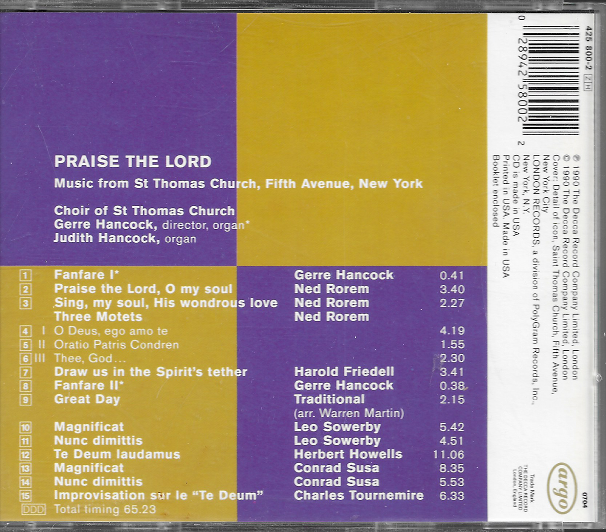 Praise the Lord - St. Thomas Church Choir - 425800-2