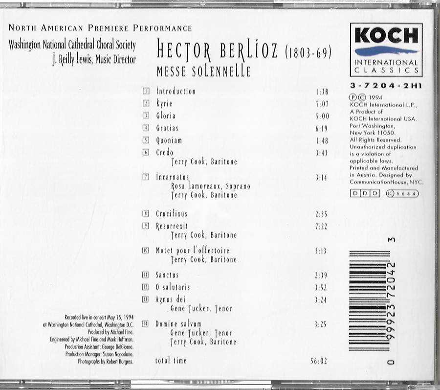 Messe Solennelle - Hector Berlioz 3-72042H1