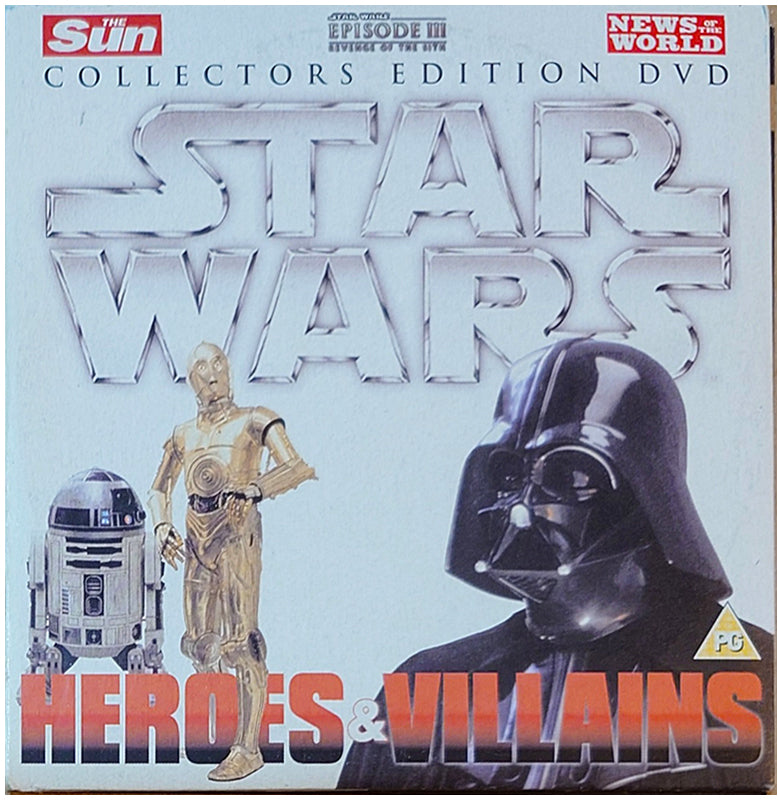 Star Wars Heros and Villains - UK Promo DVD Region 2 Daily Mail - Revenge of the Sith