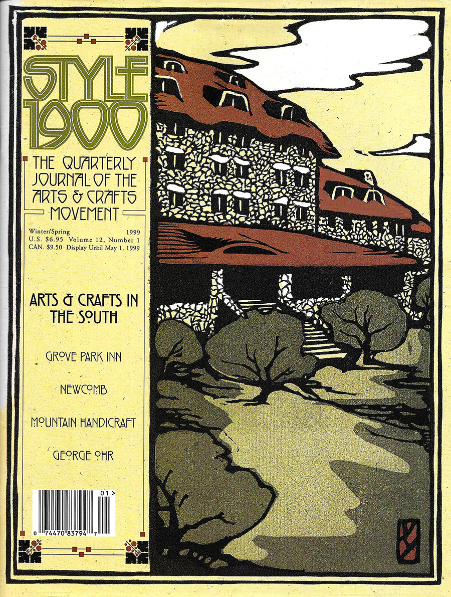 Style 1900 - Winter 1999 - Arts and Crafts in the South (Grove Park Inn, Newcomb) - George Ohr