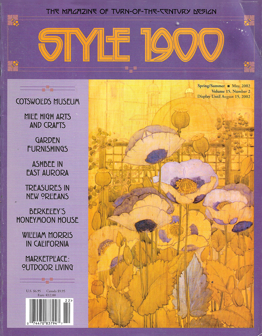 Style 1900 - Spring 2002 - William Morris - Mile High arts - Cotswold Museum - Ashbee in East Aurora
