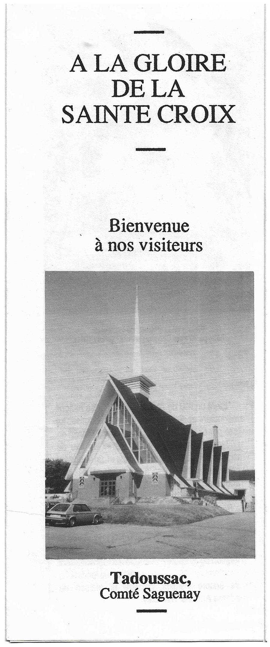 Sainte-Marie among the Hurons / Sainte-Croix Mission of Tadoussac - Brochures