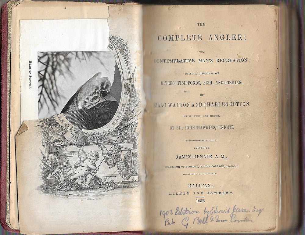 The Complete Angler - Isaac Walton Charles Cotton - 1857 - Mildre Sowerby