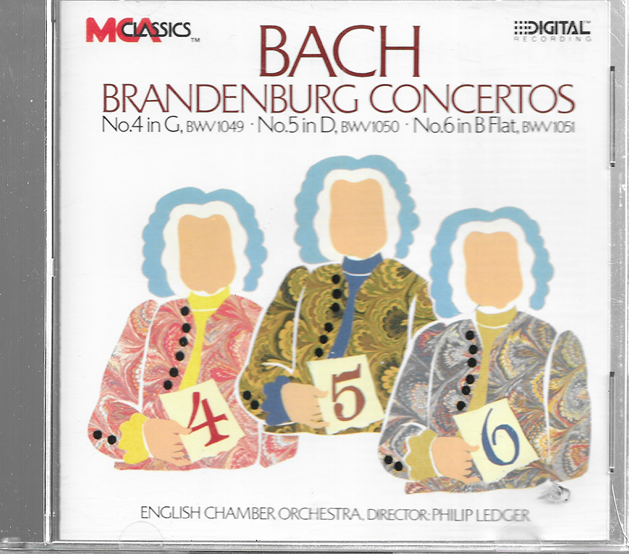 Bradenberg Concertos - Bach 4 5 6 - MCAD - 5957