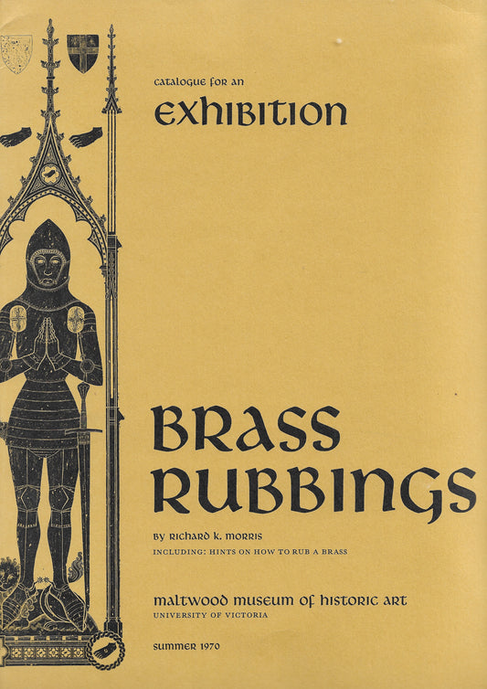 Brass Rubbings - Richard K. Morris - Maltwood Museum Art UVIC (Summer 1970)