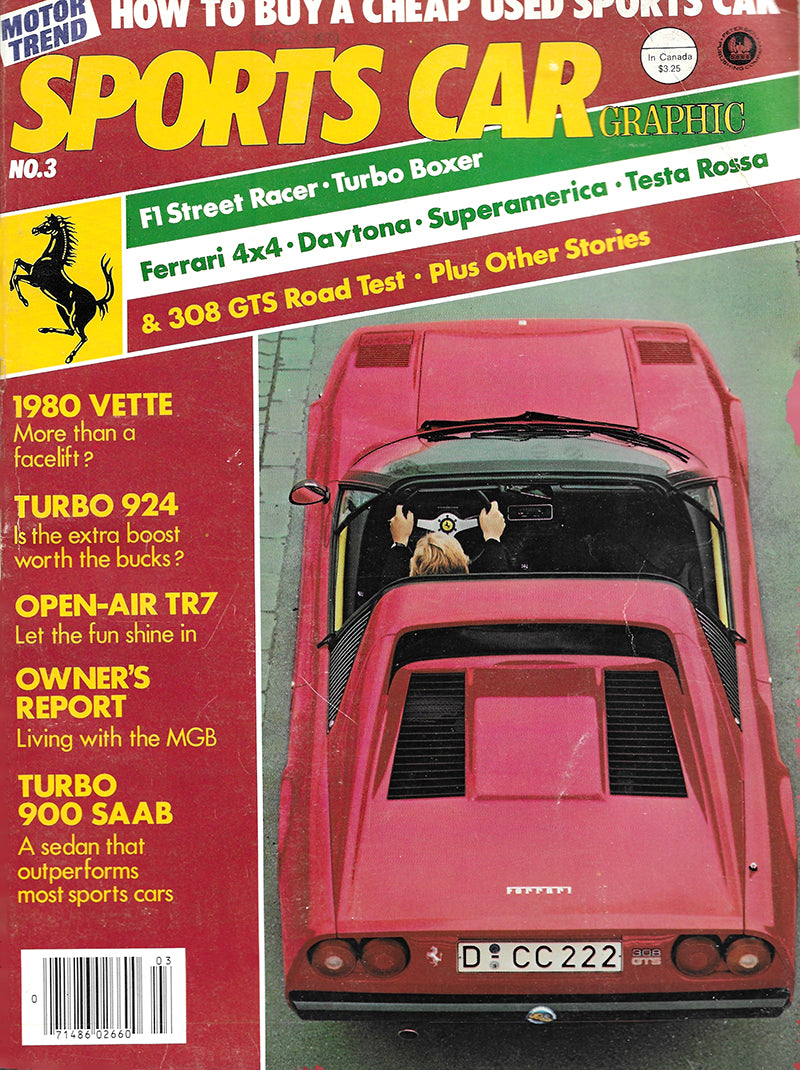 Sports Car Graphic Issue #3 1979 Ferrari Testa Rossa