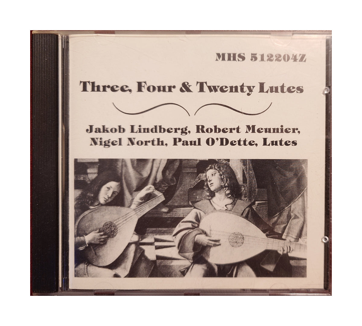 Three Four and Twenty Lutes - Jakob Lindberg -Musical Heritage Society MHS 512204Z