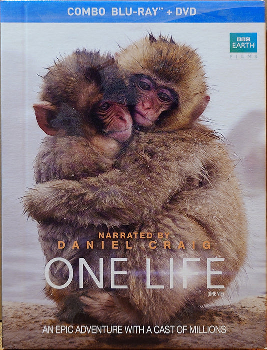 BBC Earth - One Life narrated by Daniel Craig - BlueRay +DVD