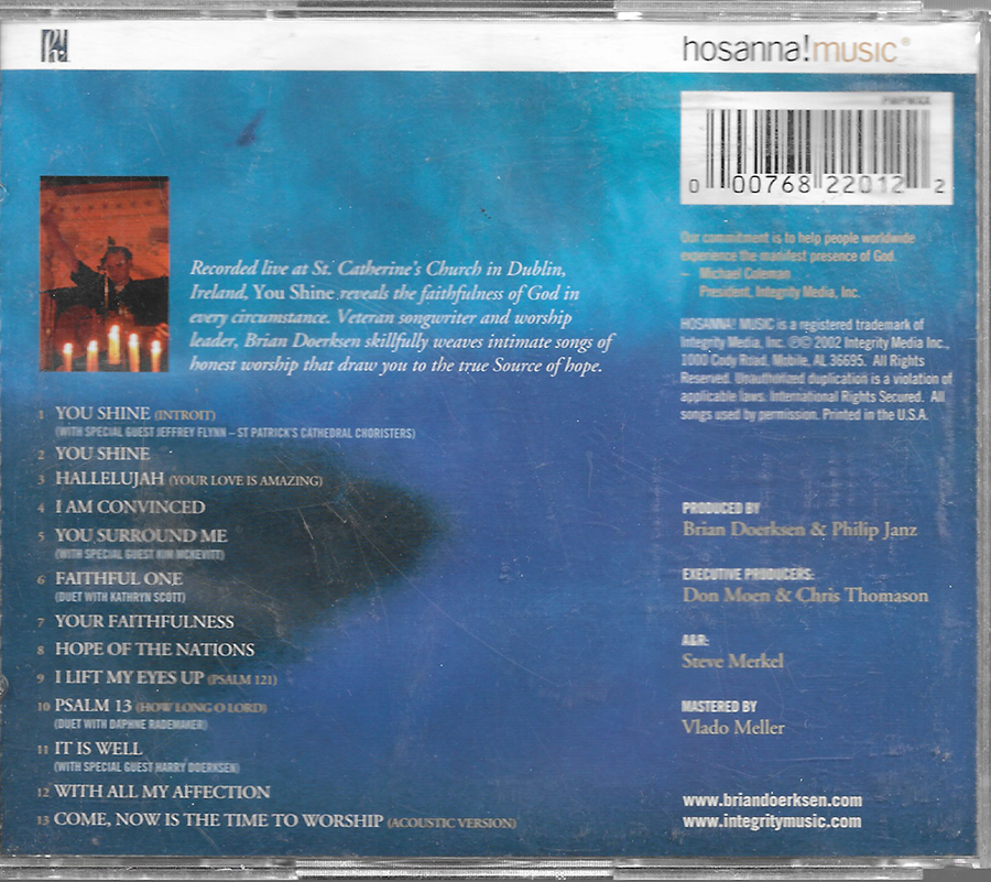 Brian Doerksen - You Shine Live - 22012