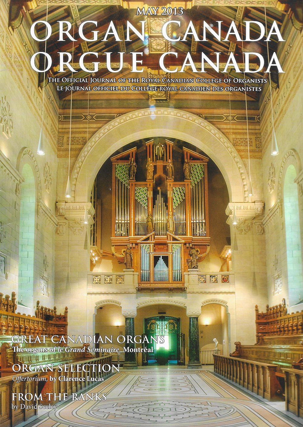 Organs of the Grand Seminaire Montreal - Pamplet + Organ Canada (2013)