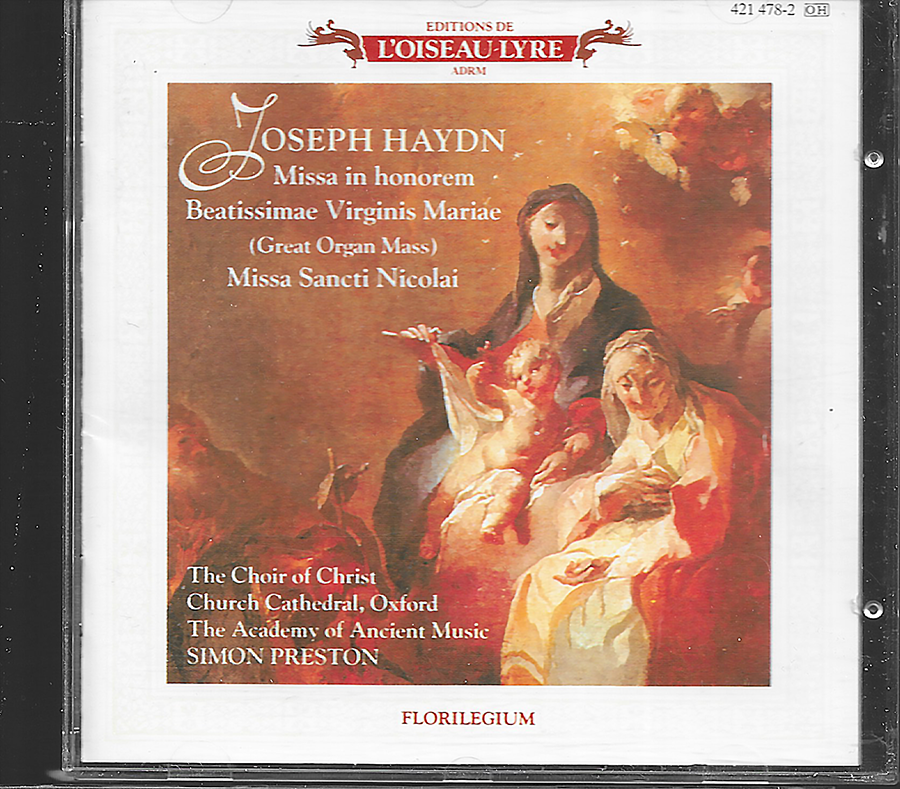 Joseph Haydn - Missa Sancti Nicolai - Florilegium Series - Oxford Cathedral - 4214782