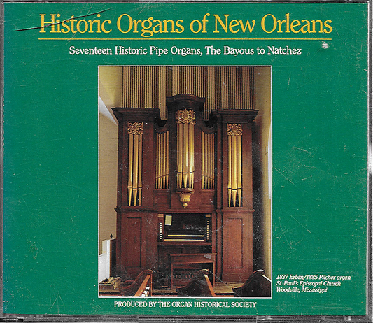 Historic Organs of New Orleans - OHS-89 - Organ Historical Society 1989