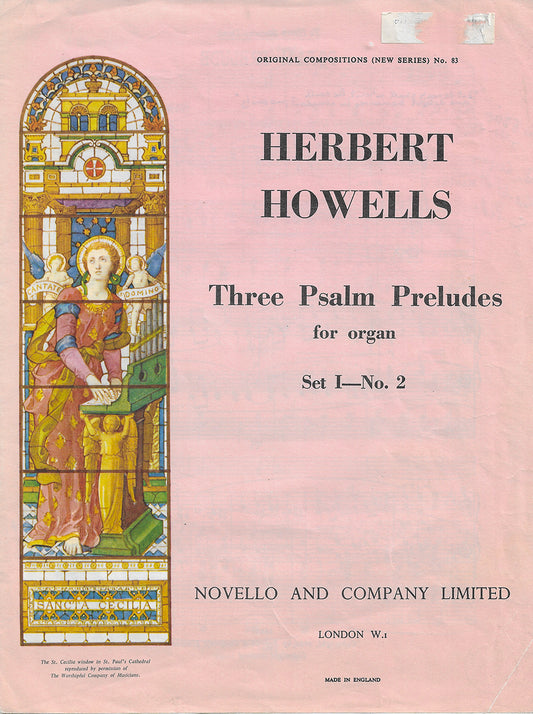 Sheet Music - Novello (1949) Herbert Howells Preludes + John Ireland