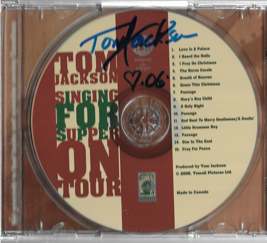 Tom Jackson (Signed 2006) - Singing for Supper - TRLC 486014