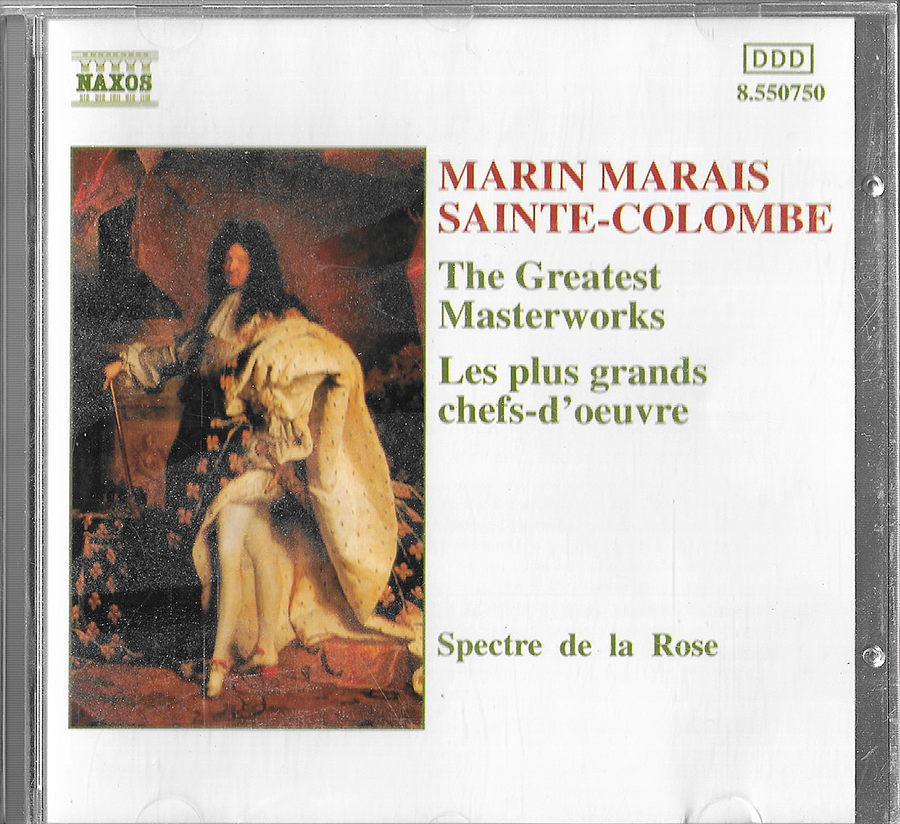 Marin Marais - Saint Colombe - The Greatest Masterworks - LC9158 NAXOS
