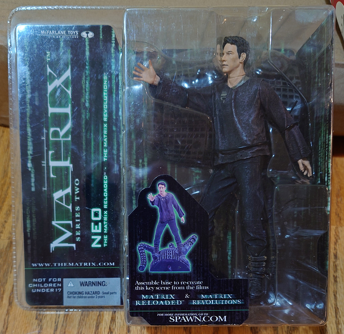 Matrix NEO - McFarlane - Series 2 Keanu Reeves - NIB Unopened