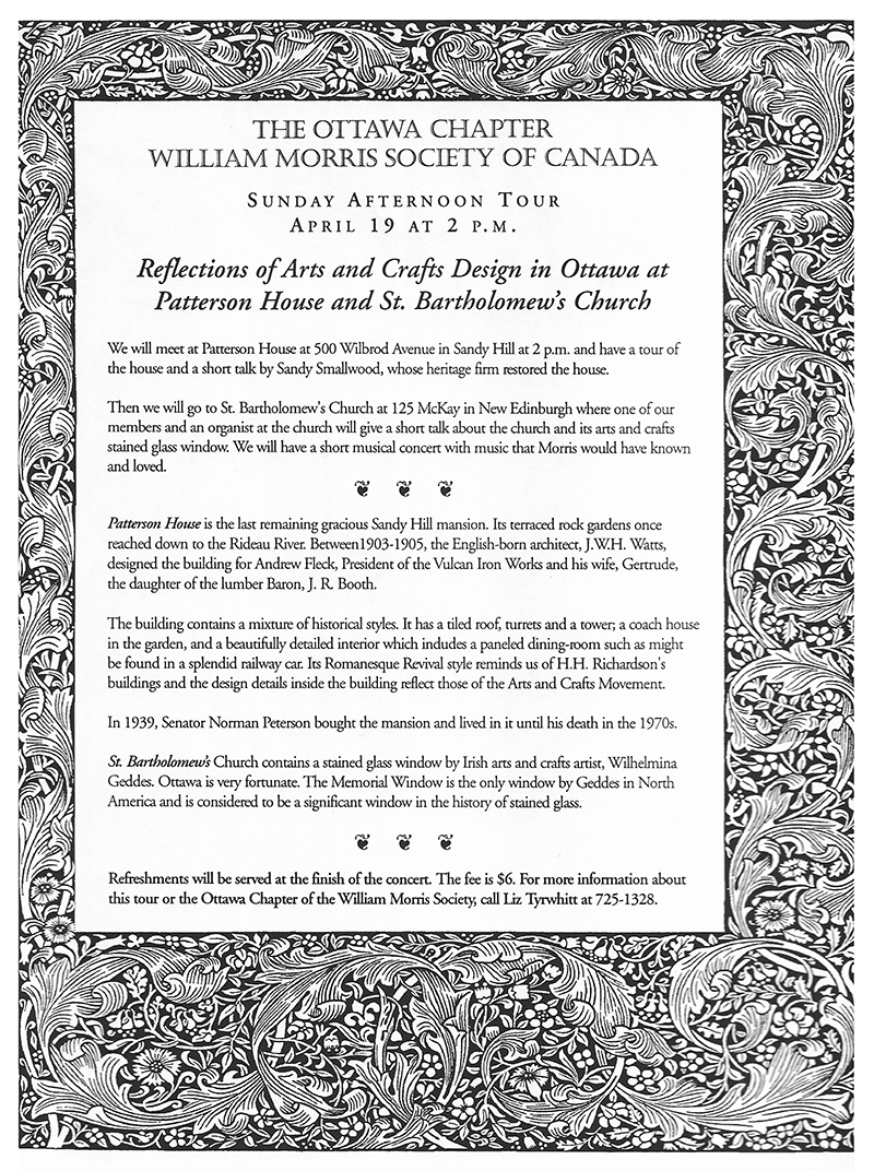 William Morris 1998 Symposium package - Ephemera (Lot 3)