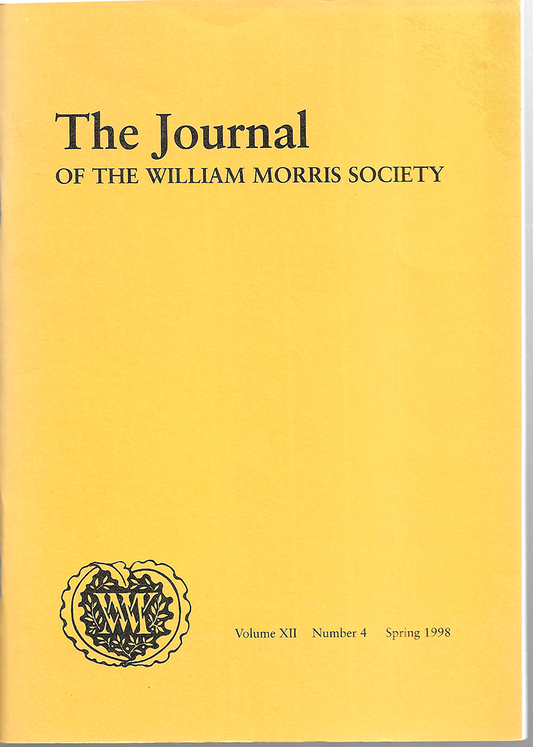 William Morris Society - UK Journal - XII #4 (Spring 1998)