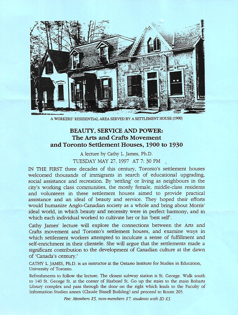William Morris - Society of Canada - Unique Ephemera Package