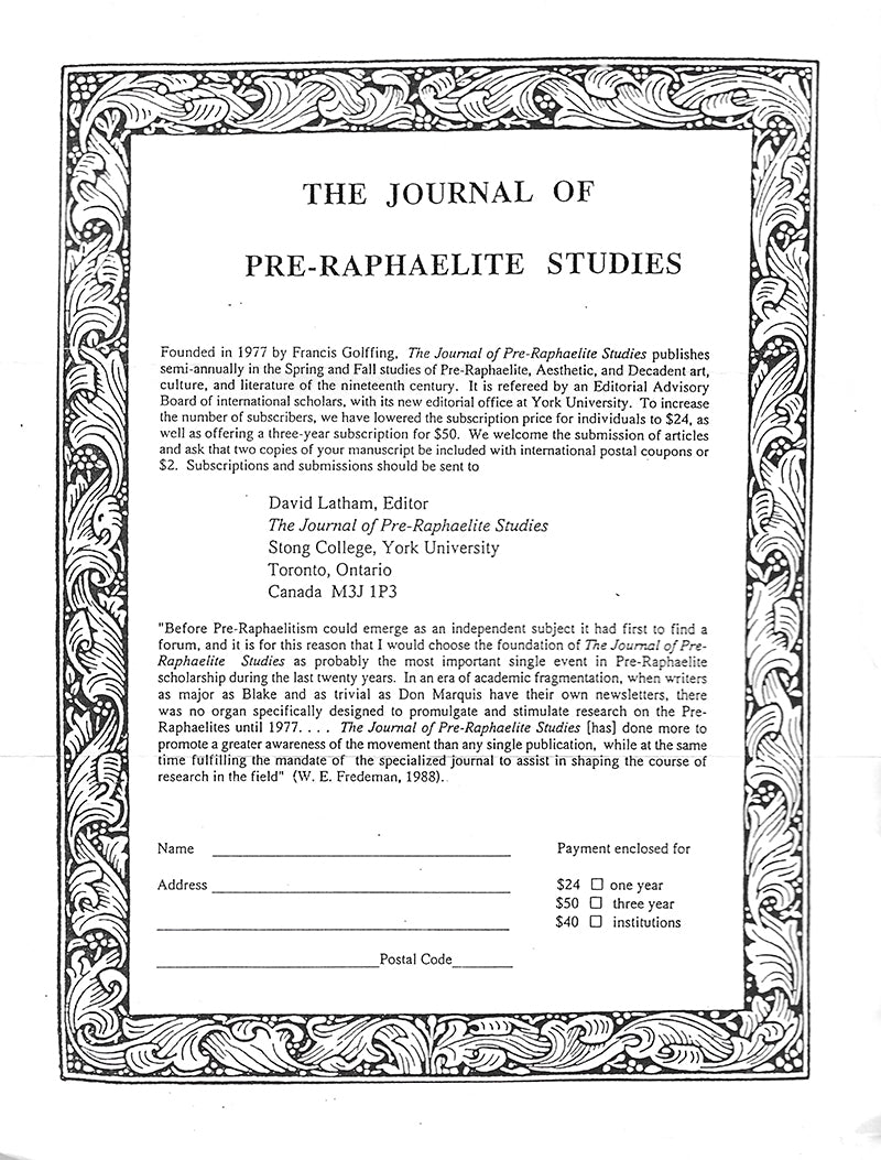 William Morris - Society of Canada - Unique Ephemera Package