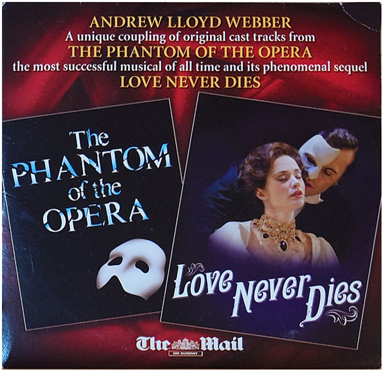 Phantom of the Opera - Andrew Lloyd Webber Love Never Dies - UK "The Mail" Promo CD (Copy)