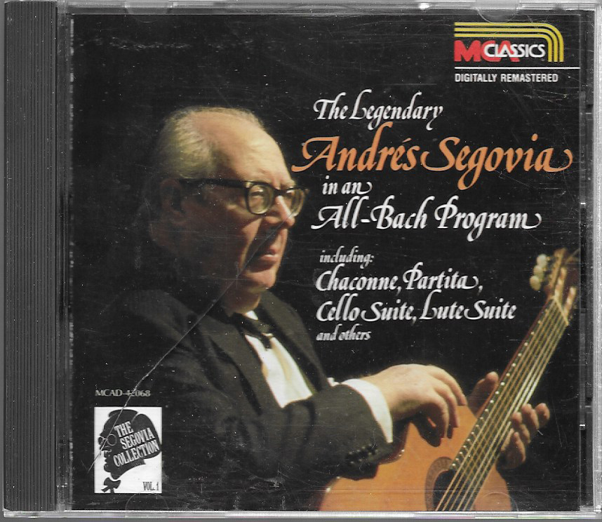 Andres Segovia - Bach - MCA - MCAD 42068 (1987)