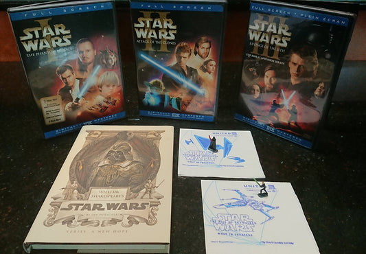 Star Wars - DVD set + Book + Rare Ephemera (Clones + Sith)