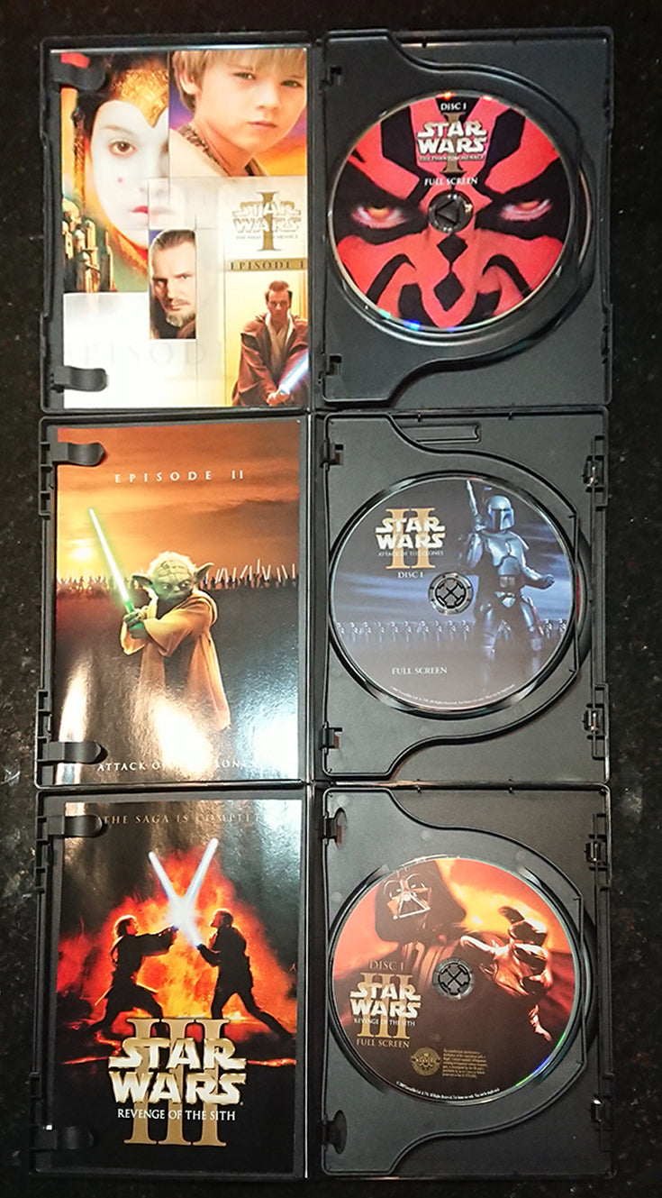Star Wars - DVD set + Book + Rare Ephemera (Clones + Sith)