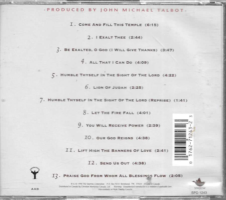 John Michael Talbot - Come Worship with Sisters of Charity - Volume 1 - SPD1243